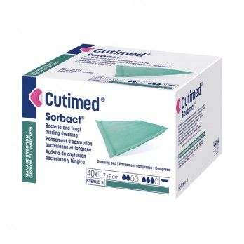 Cutimed Sorbact Compressa | 7 x 9 cm - 5 unidadest
