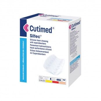 Cutimed Siltec 10 x 10 cm - 10 unidadest