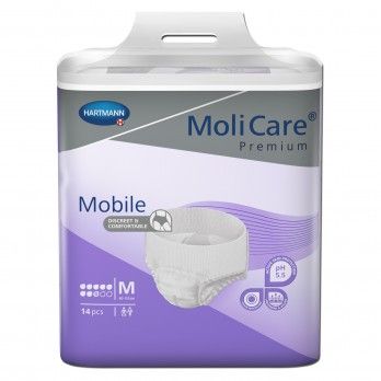 Cuecas Fralda MoliCare Premium Mobile | Tamanho M - Caixat