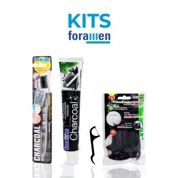 Foramen Charcoal Carvo Ativado Pasta + Escova + Arcost