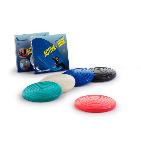 Disco de Exerccio Activa Disc |  40 cm - Azul/Vermelho