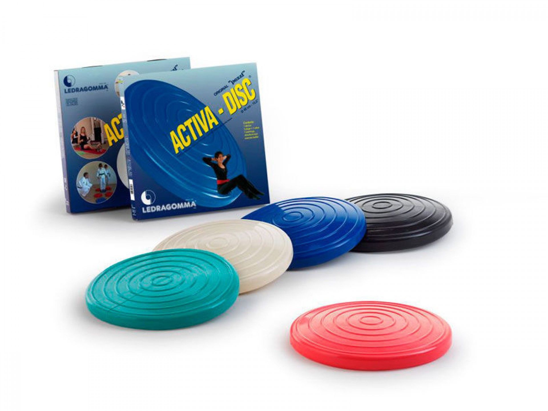 Disco de Exercício Activa Disc | Ø 40 cm - Azul/Vermelho