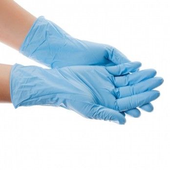 Luvas de Nitrilo IAMED sem P� Azul-Violeta - 100 unidadaes | Tamanho Mt