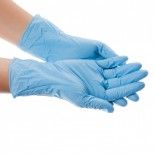 Luvas de Nitrilo IAMED sem P� Azul-Violeta - 100 unidadaes | Tamanho M