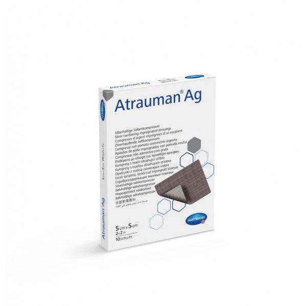 Atrauman Ag 5cm x 5cm - 10 unidades